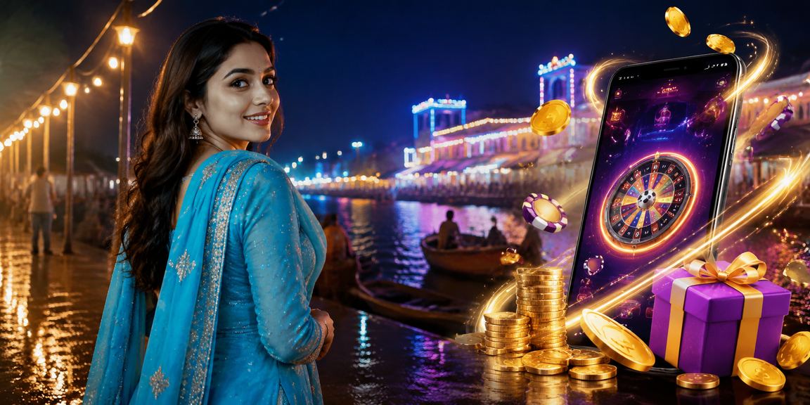 বরিশালে সালোয়ার কামিজ পরা একজন নারী মোবাইলে ক্যাসিনো অ্যাপ ব্যবহার করছেন